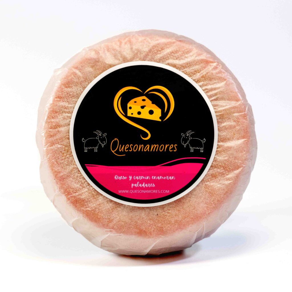 QUESONAMORES QUESO DE CABRA ROSA AL CARMIN COMPRAR